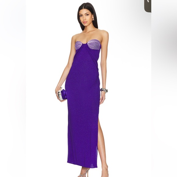NWT BAOBAB Britney Maxi Dress in Poder purple -Size S - Picture 7 of 13